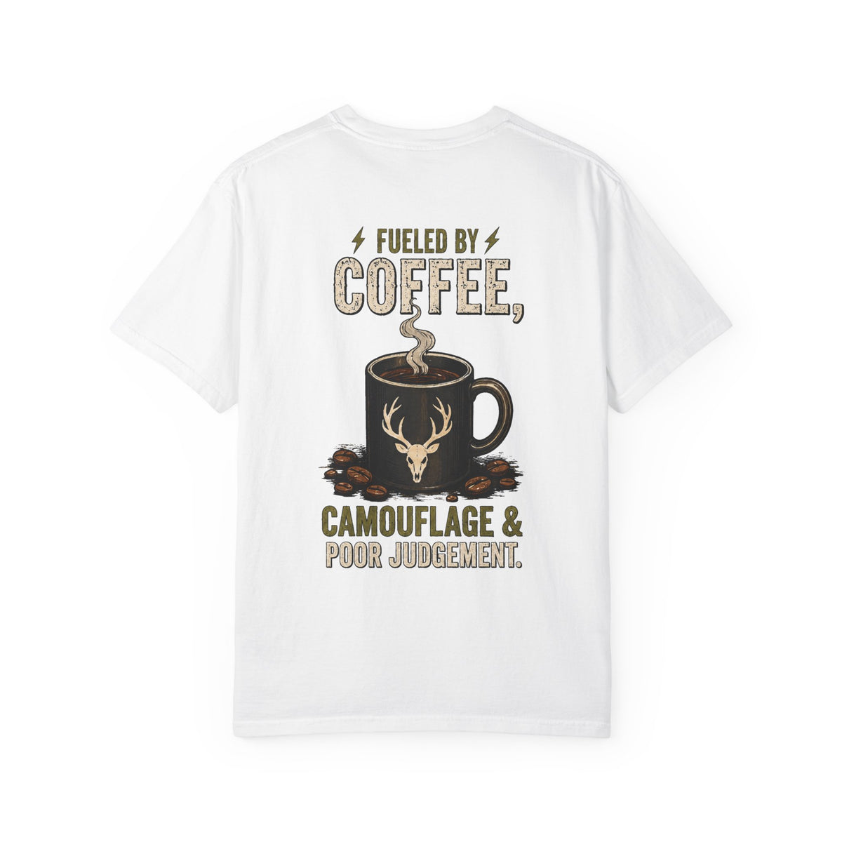 Coffee, Camouflage & Pour Judgment Tee