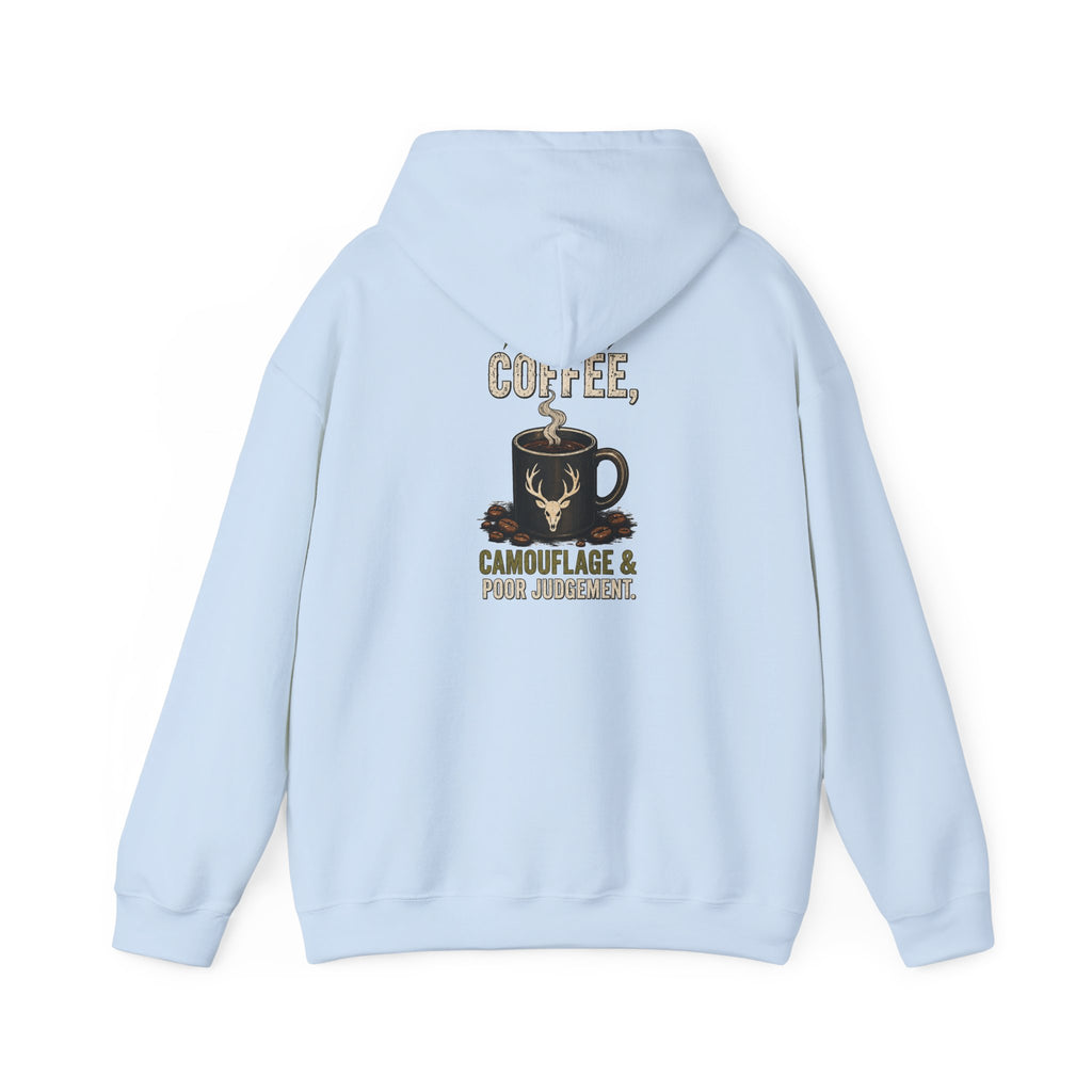 Coffee, Camouflage & Pour Judgment Hoodie