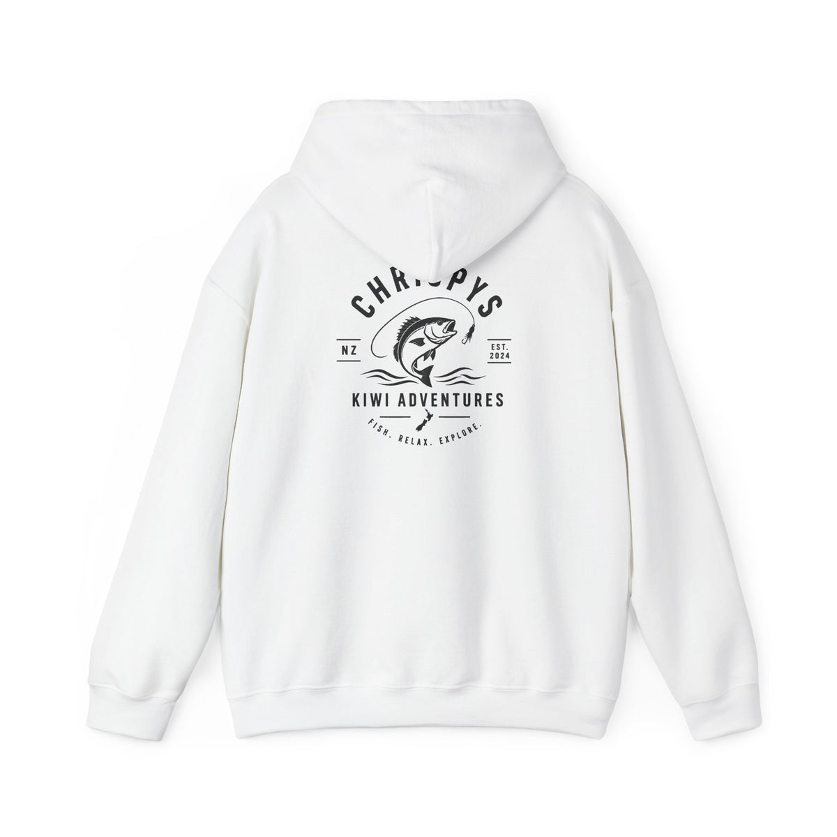 Chrispy’s Kiwi Adventures Fishing Hoodie