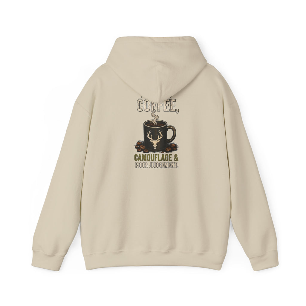 Coffee, Camouflage & Pour Judgment Hoodie