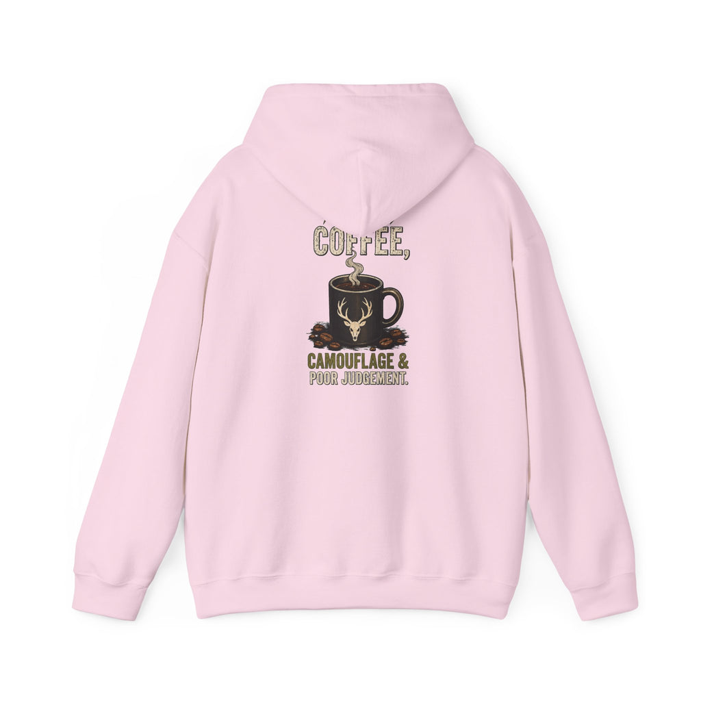 Coffee, Camouflage & Pour Judgment Hoodie