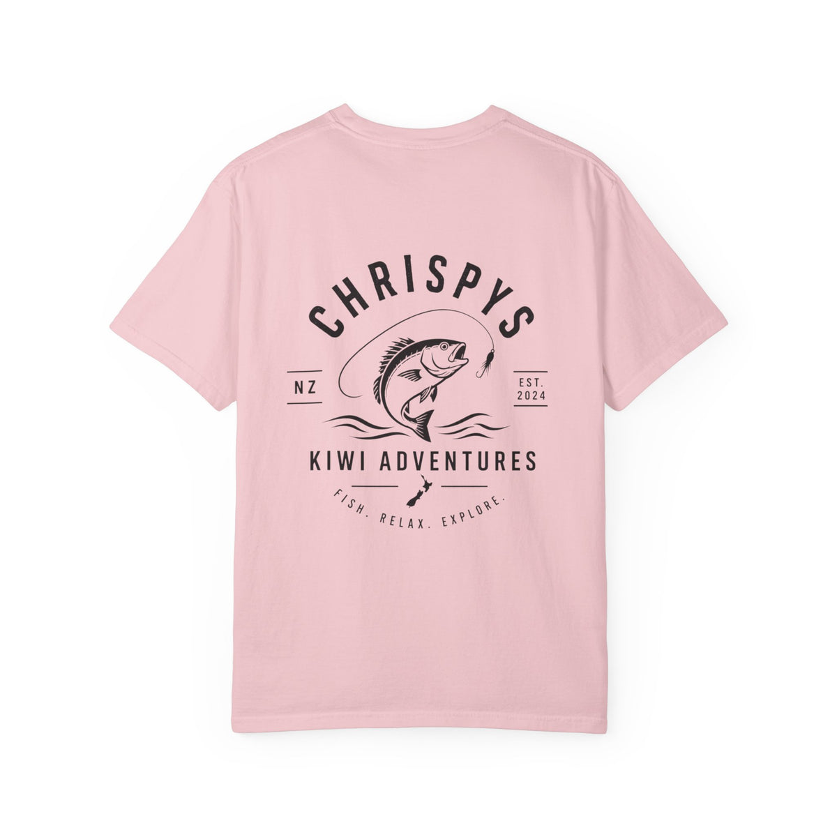 Chrispy’s Kiwi Adventures Fishing Tee