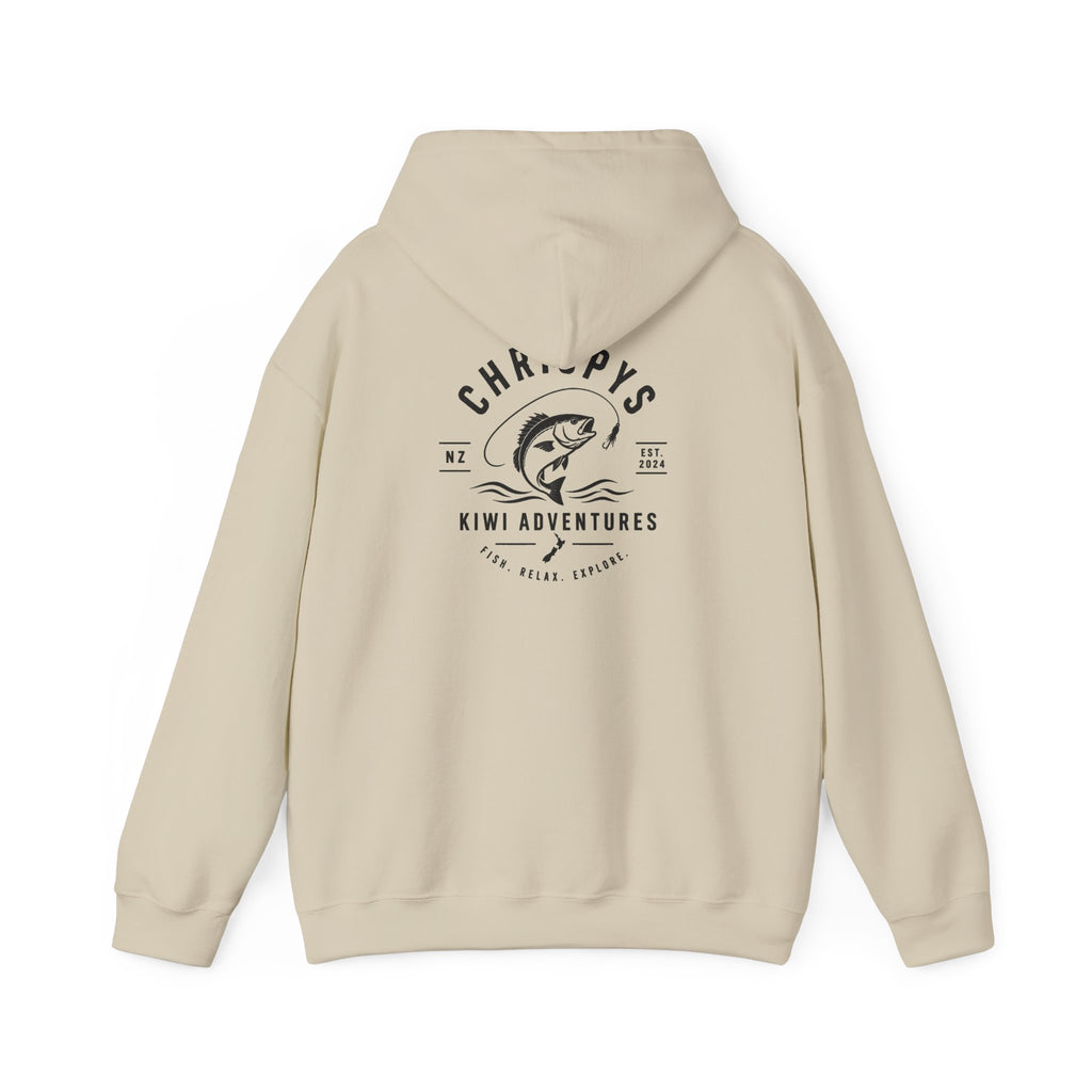 Chrispy’s Kiwi Adventures Fishing Hoodie