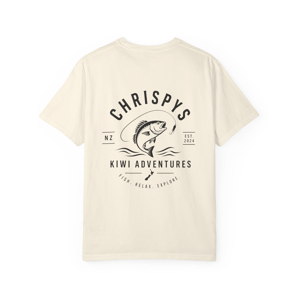 Chrispy’s Kiwi Adventures Fishing Tee