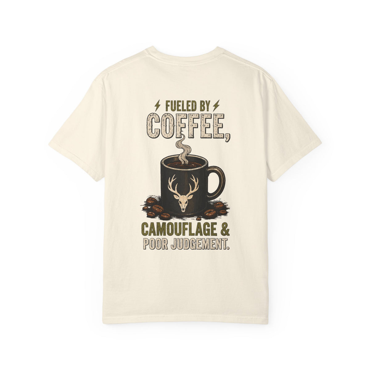 Coffee, Camouflage & Pour Judgment Tee
